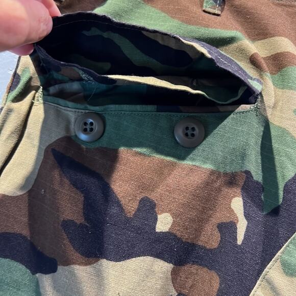 Trousers, Hot Weather, Woodland Camouflage Pattern, Combat. Size Large Long - Picture 6 of 11